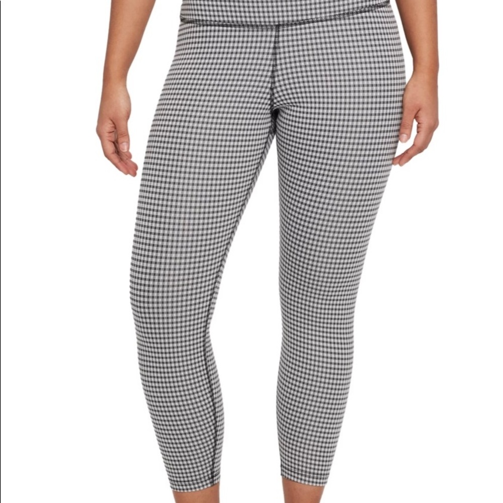 Nike Dri-Fit Gingham Cropped Yoga Leggings